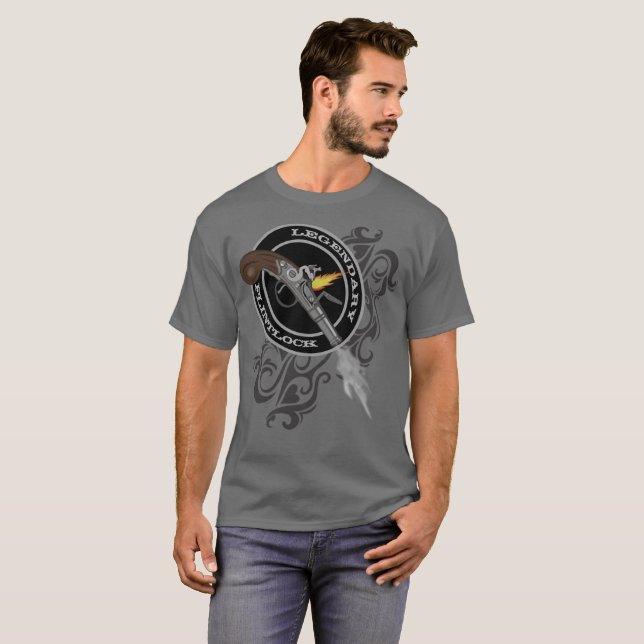 Camiseta Fumaça Flintlock Legendária (Frente Completa)