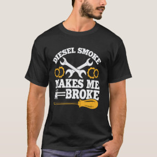 Camiseta Fumaça me faz mecânico quebrado