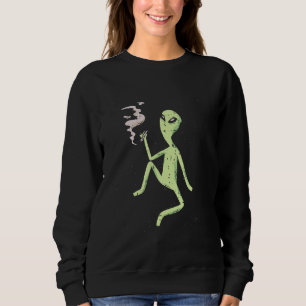 Camiseta Fumador de Potes de  de Tuxedo com Alienígena espa