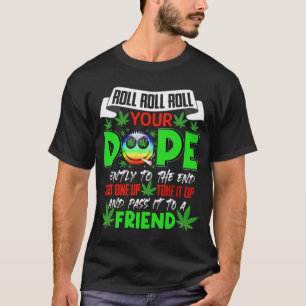 Camiseta Fumagem Conjunta de Pote de Lover Engraçado RD Fun