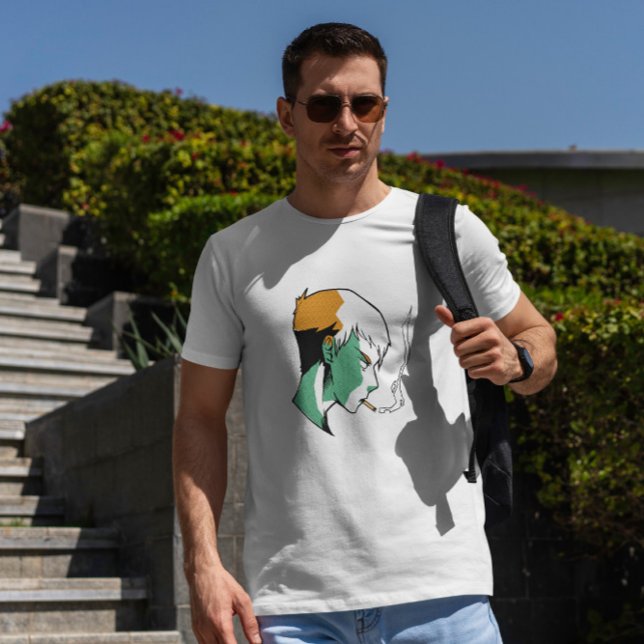 Camiseta Fumando Anime Boy (Criador carregado)