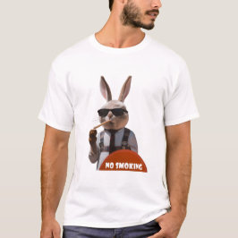 Camiseta Fumando coelhinho