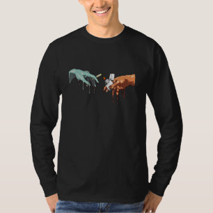 Camiseta Fumando Ervilhas Mais Leves Derramamento Psicodéli