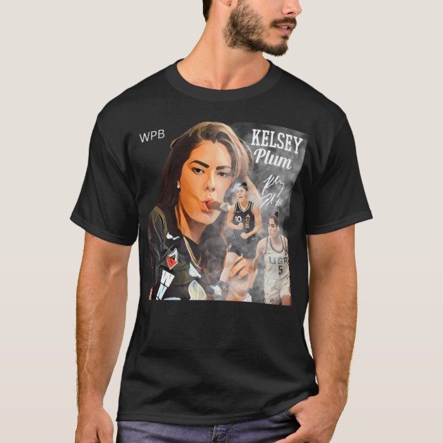 Camiseta Fumando Kelsey Plum (Frente)