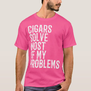 Camiseta Fumante de Charuto Dizendo Para Um Fumante de Char