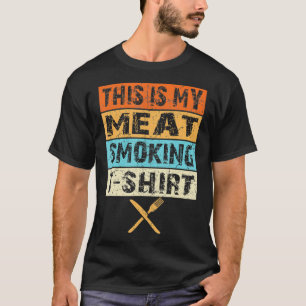 Camiseta Fumante De CHURRASCO Vintage Este É Meu Presente D