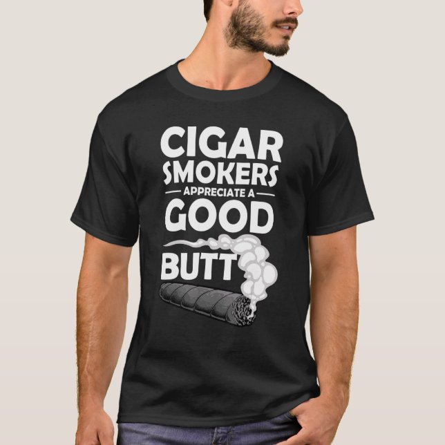 Camiseta Fumante De Cigarro Para Pais Masculinos Cigarro Vo (Frente)