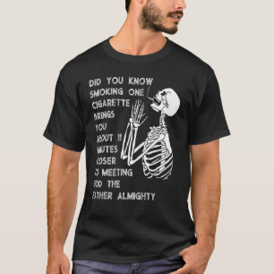 Camiseta Fumar Aproxima Você 11 Minutos Anti Tabagismo