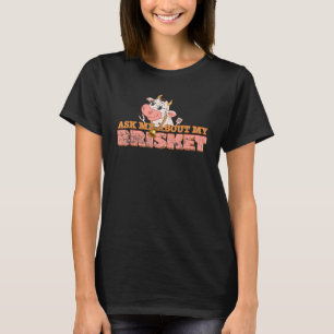 Camiseta Fumar Carne Vintage Me Perguntar Sobre Minha Barba