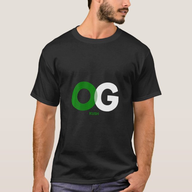Camiseta Fumos De Erva De Og Kush Para Stoners (Frente)