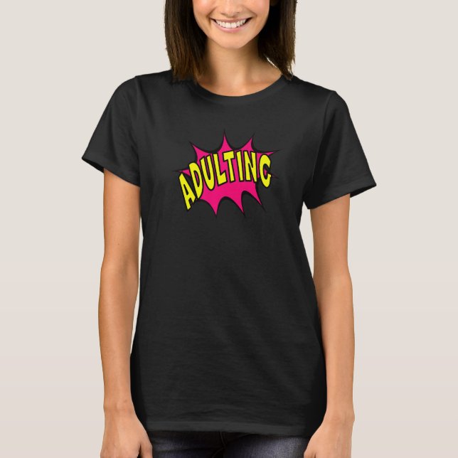 Camiseta Fun Adulting Graphic (Frente)