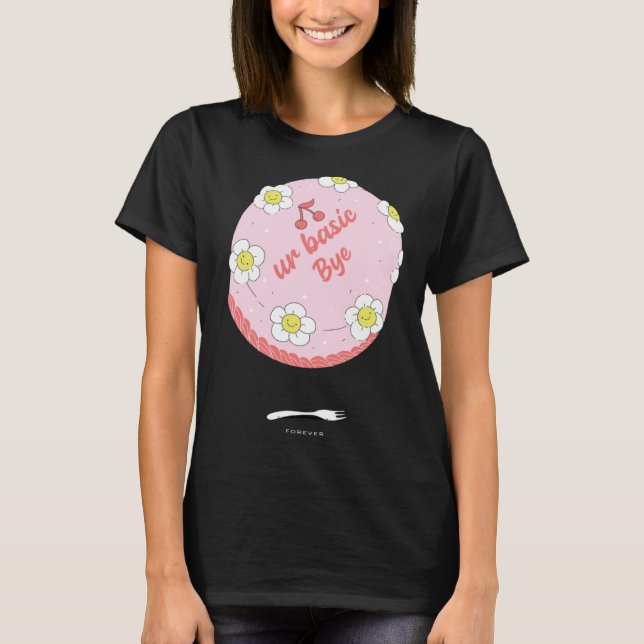 Camiseta Fun Cake  Idea Farewell Colleague Employee Appreci (Frente)
