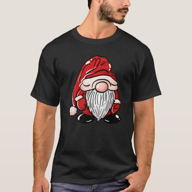 Camiseta Fun Christmas Happy Gnome I'm So Freaking Merry   (Frente)