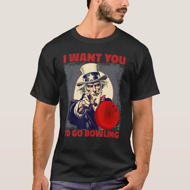 Camiseta Fun Clever Team League Patriotic I Want You To Go  (Frente)