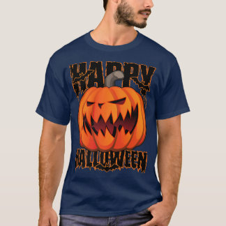 Camiseta Fun Happy Halloween Holiday Pumpkin JackOLantern C