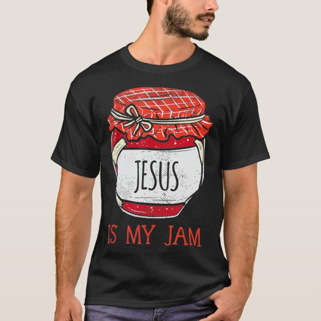 Camiseta Fun Inspirational Religious Meme  Cute Jesus Is My (Frente)