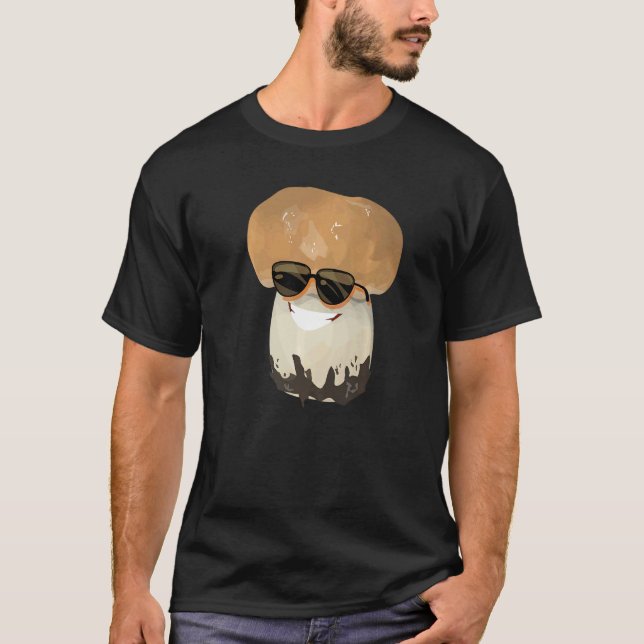 Camiseta Fun Mushrooms Foraging Mycology Fungi Happy Mushro (Frente)
