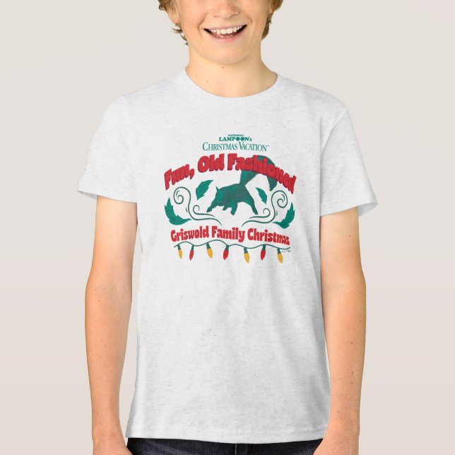 Camiseta Fun, Old Fashioned Griswold Family Christmas (Frente)