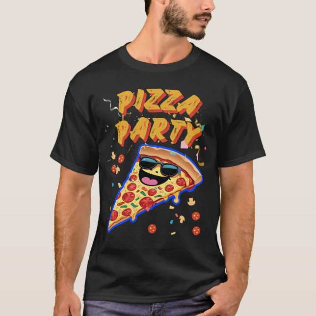 Camiseta Fun Pizza Party (Frente)