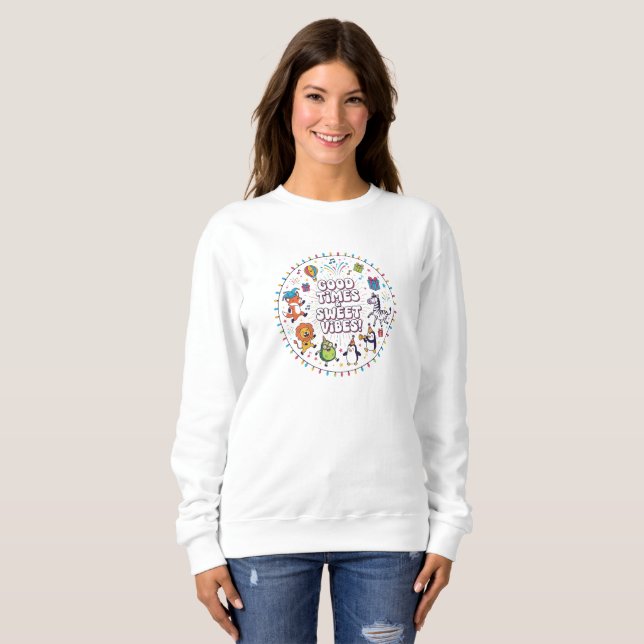 Camiseta Fun & Quirky Holiday Vector Tee (Frente Completa)