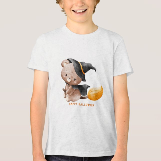 Camiseta Fun Retro "Trick or Treat" Splash Halloween  (Frente)