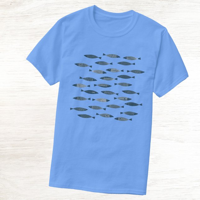 Camiseta Fun Sardines Fish (Criador carregado)