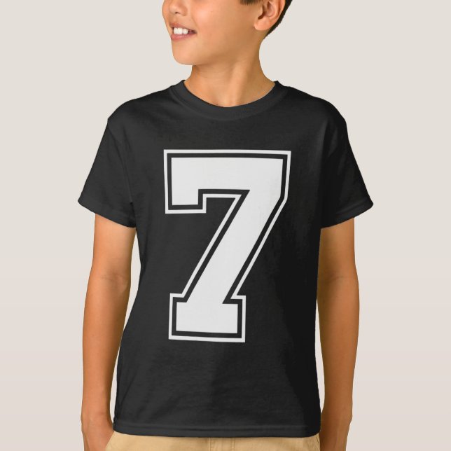 Camiseta Fun Six Seven 6 7 Meme Design  (Frente)