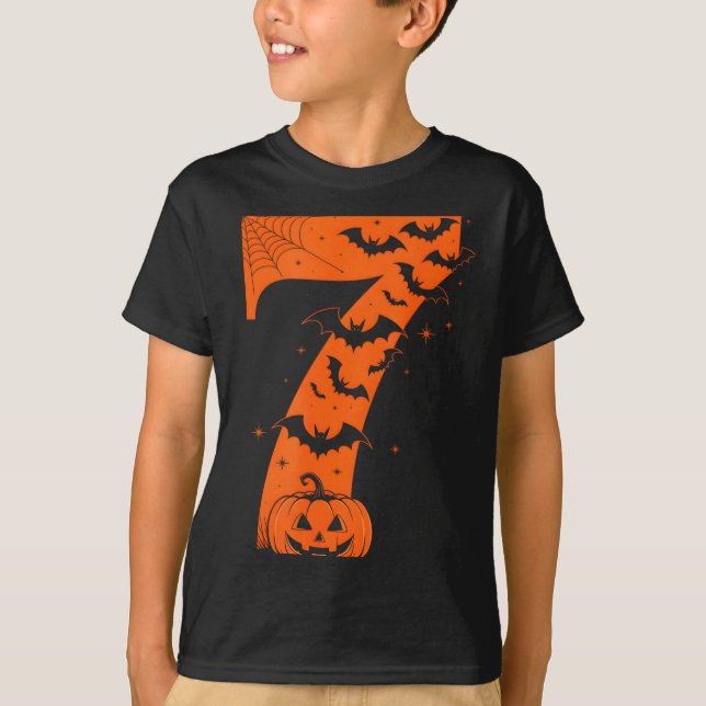 Camiseta Fun Six Seven 6 7 Meme Design Couples Halloween  (Frente)