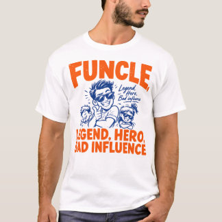 Camiseta Fun Uncle Gift Shirt