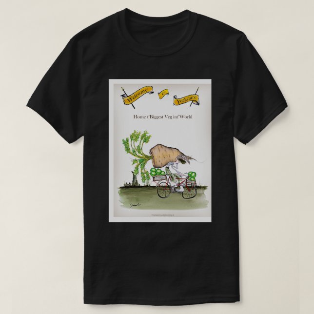 Camiseta Fun Yorkshire Parsnip (Frente do Design)