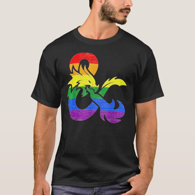 Camiseta Função de Ordenação de Sinalizador LGBT Pagando Gi (Frente)
