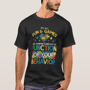 Camiseta Função do Comportamento Autismo Behaviorismo Compo