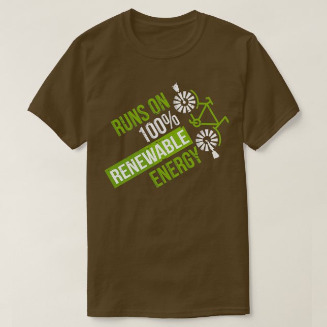 Camiseta Funciona Com 100 Presente Ambientalista Energético (Frente do Design)