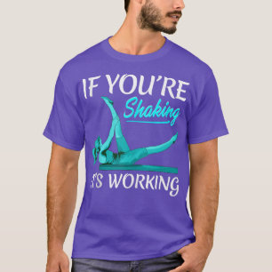 Camiseta Funciona Engraçado Pilates Malhação Instrutor Wor