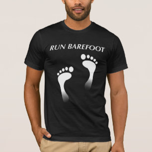 Camiseta Funcionamento com os pés descalços