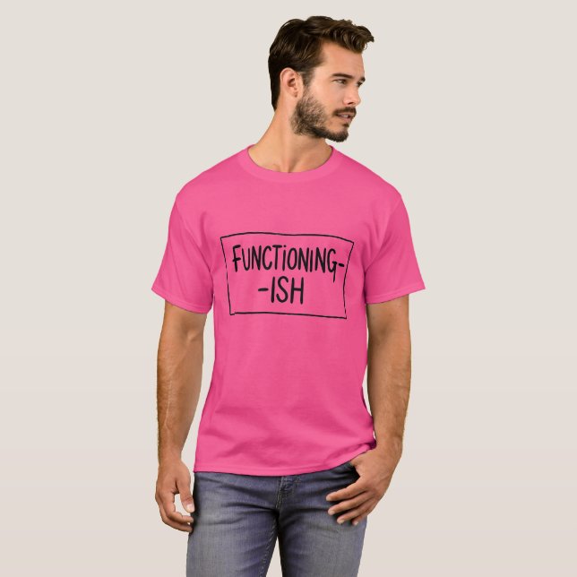 Camiseta Funcionamento - Design honesto e realista (Frente Completa)