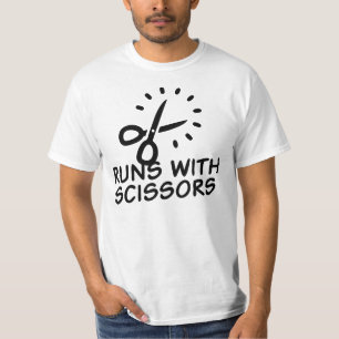 Camiseta Funcionamentos com tesouras