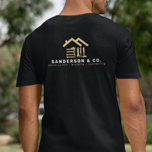 Camiseta Funcionário da construção civil pessoal equipe our