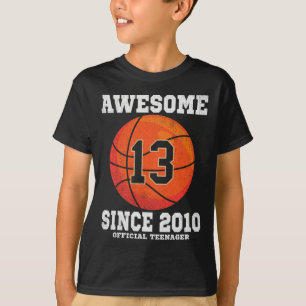Camiseta Funcionário de 13 Birthday Basball Fan, 13 anos