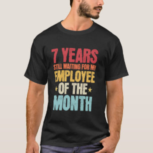 Camiseta Funcionário de 7 Anos de Trabalho - 7 Anos de Aniv