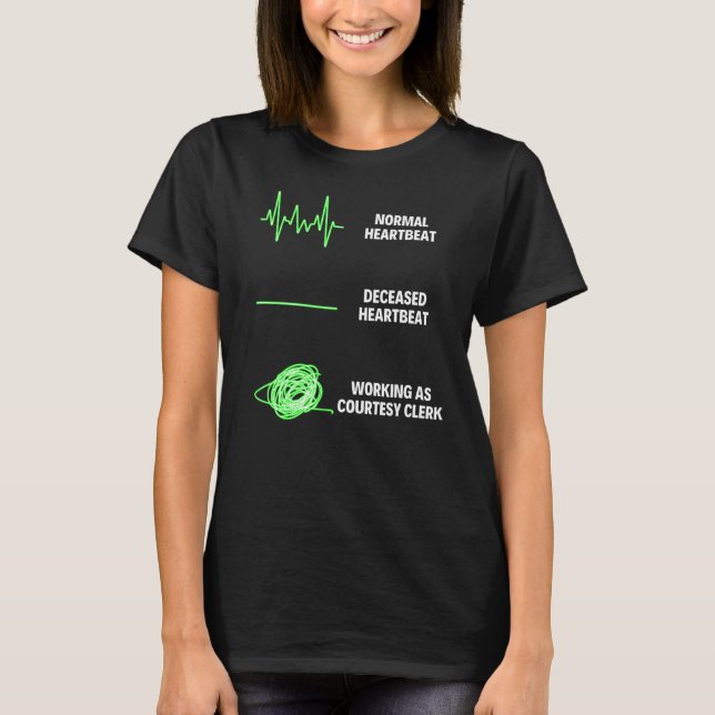Camiseta Funcionário de cortesia engraçado empregos de func (Frente)