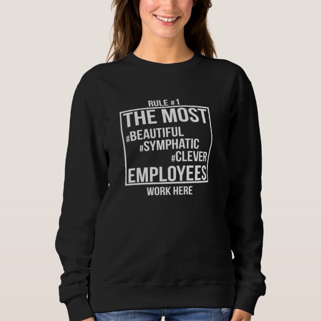 Camiseta Funcionário Do Mês Mais Bonito Trabalho De Funcion (Frente)