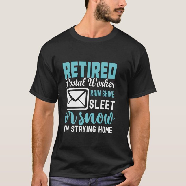 Camiseta Funcionário Postal Aposentado (Frente)