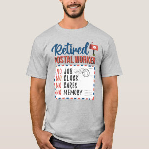 Camiseta Funcionário Postal Aposentado Carteiro Aposentador