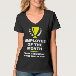 Camiseta Funcionário Viciado Em Trabalho Do Mês Trabalhe De