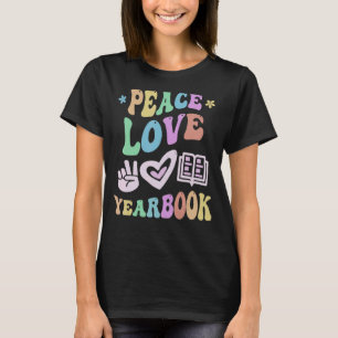 Camiseta Funcionarios ANUAL DE PEACE LOVE ANUAL DA Escola d
