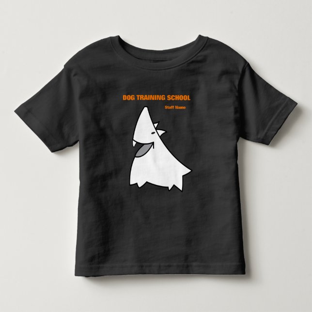 Camiseta Funcionarios da escola de treino de cães (Frente)