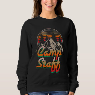 Camiseta Funcionarios de acampamento no exterior Férias de