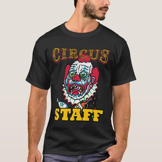 Camiseta Funcionarios de Circo do Partido do Circo Escarlat (Frente)