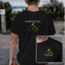 Camiseta Funcionarios de Construção da Construção da Casa D